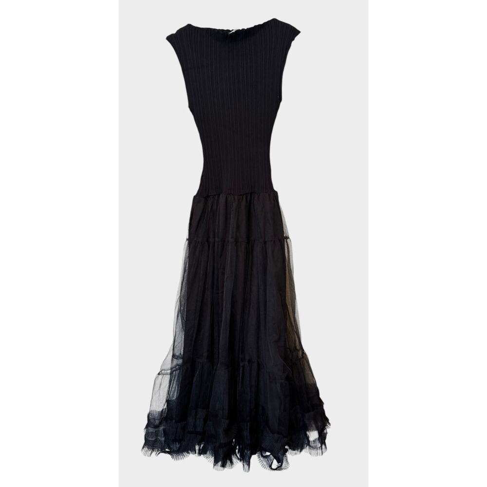 NEW En Saison Darcy Sleeveless Tulle Midi Dress Size Large - Picture 8 of 14
